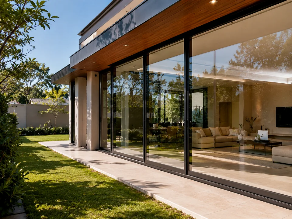 Residência moderna com muita iluminação natural